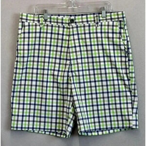 CHAPS GOLF 78 Men's Size 36 Plaid Multicolor‎ UPF 50+ Moisture Shorts